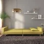 Sofá cama de 2 plazas con dos almohadas tela verde de , Sofás - Ref: Foro24-375905, Precio: 274,00 €, Descuento: %