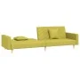 Sofá cama de 2 plazas con dos almohadas tela verde de , Sofás - Ref: Foro24-375905, Precio: 274,00 €, Descuento: %