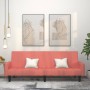 Rosafarbenes 2-Sitzer-Schlafsofa aus Samt von , Sofas - Ref: Foro24-375778, Preis: 262,19 €, Rabatt: %