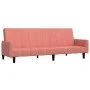 Rosafarbenes 2-Sitzer-Schlafsofa aus Samt von , Sofas - Ref: Foro24-375778, Preis: 257,58 €, Rabatt: %