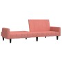 Rosafarbenes 2-Sitzer-Schlafsofa aus Samt von , Sofas - Ref: Foro24-375778, Preis: 262,19 €, Rabatt: %