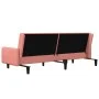 Rosafarbenes 2-Sitzer-Schlafsofa aus Samt von , Sofas - Ref: Foro24-375778, Preis: 257,58 €, Rabatt: %