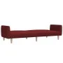 2-Sitzer-Schlafsofa aus rotem Stoff von , Sofas - Ref: Foro24-375790, Preis: 267,76 €, Rabatt: %