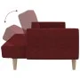 2 seater sofa bed red fabric by , Sofas - Ref: Foro24-375790, Price: 267,76 €, Discount: %