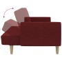 2-Sitzer-Schlafsofa aus rotem Stoff von , Sofas - Ref: Foro24-375790, Preis: 272,47 €, Rabatt: %