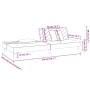 2-seater sofa bed with two pink velvet pillows by , Sofas - Ref: Foro24-375913, Price: 247,18 €, Discount: %