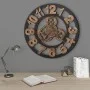 Gold and black metal wall clock 58 cm by vidaXL, Wall clocks - Ref: Foro24-283861, Price: 69,08 €, Discount: %