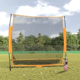 Black and orange polyester golf training net 215x107x216 cm by , Golf learning material - Ref: Foro24-93753, Price: 109,52 €,...