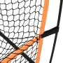 Schwarzes und orangefarbenes Golf-Trainingsnetz aus Polyester, 215 x 107 x 216 cm von , Golf-Lernmaterial - Ref: Foro24-93753...