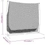 Schwarzes und orangefarbenes Golf-Trainingsnetz aus Polyester, 215 x 107 x 216 cm von , Golf-Lernmaterial - Ref: Foro24-93753...