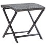 Grauer Klapphocker aus synthetischem Rattan von , Hocker für den Außenbereich - Ref: Foro24-45773, Preis: 48,98 €, Rabatt: %