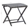Grauer Klapphocker aus synthetischem Rattan von , Hocker für den Außenbereich - Ref: Foro24-45773, Preis: 48,98 €, Rabatt: %
