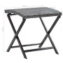 Grauer Klapphocker aus synthetischem Rattan von , Hocker für den Außenbereich - Ref: Foro24-45773, Preis: 48,02 €, Rabatt: %