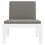 Garden furniture set 3 pieces with white PP cushions by , Garden sets - Ref: Foro24-3203732, Price: 159,73 €, Discount: %