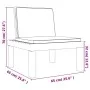 Garden furniture set 3 pieces with white PP cushions by , Garden sets - Ref: Foro24-3203732, Price: 159,73 €, Discount: %