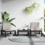 3-teiliges Gartenmöbel-Set und anthrazitgraue PP-Kissen von , Gartensets - Ref: Foro24-3203731, Preis: 159,73 €, Rabatt: %