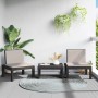 3-teiliges Gartenmöbel-Set und anthrazitgraue PP-Kissen von , Gartensets - Ref: Foro24-3203731, Preis: 179,95 €, Rabatt: %