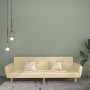 Sofá cama de 2 plazas tela color crema by , Sofas - Ref: Foro24-375855, Price: 273,54 €, Discount: %
