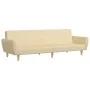 Sofá cama de 2 plazas tela color crema by , Sofas - Ref: Foro24-375855, Price: 268,81 €, Discount: %