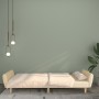 Sofá cama de 2 plazas tela color crema by , Sofas - Ref: Foro24-375855, Price: 273,54 €, Discount: %