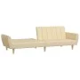 Sofá cama de 2 plazas tela color crema by , Sofas - Ref: Foro24-375855, Price: 268,81 €, Discount: %
