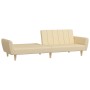 Sofá cama de 2 plazas tela color crema by , Sofas - Ref: Foro24-375855, Price: 273,54 €, Discount: %