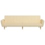 Sofá cama de 2 plazas tela color crema by , Sofas - Ref: Foro24-375855, Price: 273,54 €, Discount: %