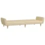 Sofá cama de 2 plazas tela color crema by , Sofas - Ref: Foro24-375855, Price: 268,81 €, Discount: %
