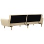 Sofá cama de 2 plazas tela color crema by , Sofas - Ref: Foro24-375855, Price: 273,54 €, Discount: %