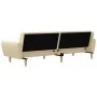 Zweiplätziges Schlafsofa aus cremefarbenem Stoff. von , Sofas - Ref: Foro24-375855, Preis: 268,81 €, Rabatt: %