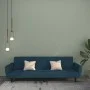 Sofá cama de 2 plazas terciopelo azul by , Sofas - Ref: Foro24-375857, Price: 262,91 €, Discount: %