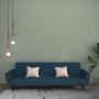 Zweiplätziges Schlafsofa aus blauem Samt von , Sofas - Ref: Foro24-375857, Preis: 269,53 €, Rabatt: %