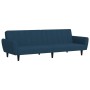 Sofá cama de 2 plazas terciopelo azul by , Sofas - Ref: Foro24-375857, Price: 269,53 €, Discount: %