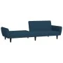 Sofá cama de 2 plazas terciopelo azul by , Sofas - Ref: Foro24-375857, Price: 262,91 €, Discount: %