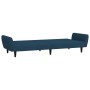 Zweiplätziges Schlafsofa aus blauem Samt von , Sofas - Ref: Foro24-375857, Preis: 269,53 €, Rabatt: %
