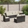 Set de sofás de jardín 8 piezas y cojines ratán sintético negro by , Garden sets - Ref: Foro24-3249595, Price: 463,76 €, Disc...