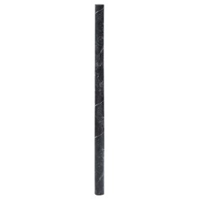 Pegatina de mueble autoadhesiva PVC negro mármol 90x500 cm