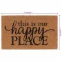 Felpudo de fibra de coco copetuda 45x75 cm by , Doormats - Ref: Foro24-155613, Price: 19,49 €, Discount: %