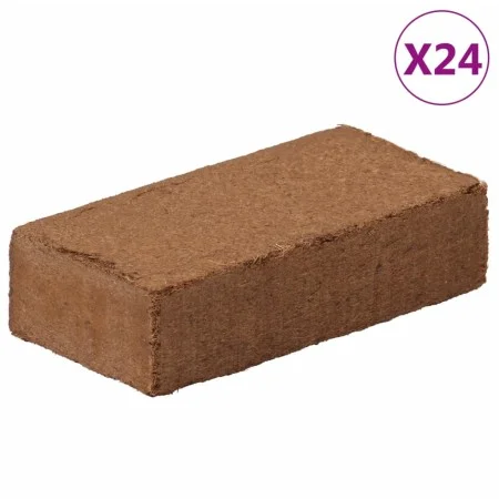 Bloques de fibra de coco 24 uds 650 g cada uno 15,6 kg total by , Earth and sand - Ref: Foro24-155728, Price: 65,86 €, Discou...