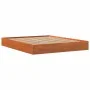 Bettgestell aus massivem Kiefernholz in Wachsbraun, 160 x 200 cm von , Betten und Lattenroste - Ref: Foro24-844816, Preis: 13...
