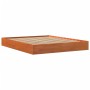 Estructura de cama madera maciza pino marrón cera 160x200 cm de , Camas y somieres - Ref: Foro24-844816, Precio: 132,01 €, De...