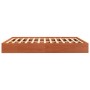 Estructura de cama madera maciza pino marrón cera 160x200 cm de , Camas y somieres - Ref: Foro24-844816, Precio: 132,01 €, De...