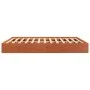 Wax brown pine solid wood bed frame 160x200 cm by , Beds and slatted bases - Ref: Foro24-844816, Price: 131,91 €, Discount: %