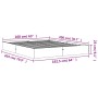 Estructura de cama madera maciza pino marrón cera 160x200 cm de , Camas y somieres - Ref: Foro24-844816, Precio: 132,01 €, De...