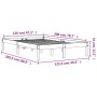 Estructura de cama madera maciza pino marrón cera 120x200 cm de , Camas y somieres - Ref: Foro24-844854, Precio: 80,78 €