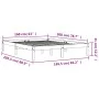 Bettgestell aus massivem Kiefernholz in Wachsbraun, 160 x 200 cm von , Betten und Lattenroste - Ref: Foro24-844863, Preis: 88...