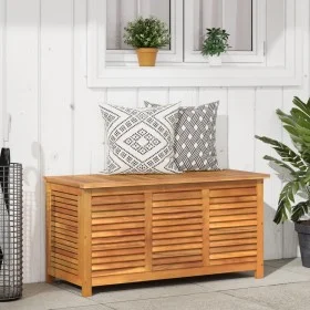 Massive Akazienholz-Gartenaufbewahrungsbox 113x50x56 cm von , Aufbewahrungsboxen für den Außenbereich - Ref: Foro24-365841, P...