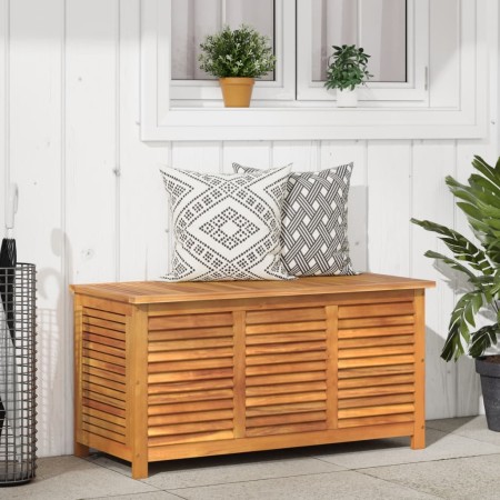 Caja de almacenaje de jardín madera maciza acacia 113x50x56 cm by , Outdoor storage boxes - Ref: Foro24-365841, Price: 193,83...