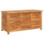 Caja de almacenaje de jardín madera maciza acacia 113x50x56 cm de , Cajas de almacenaje para exteriores - Ref: Foro24-365841,...