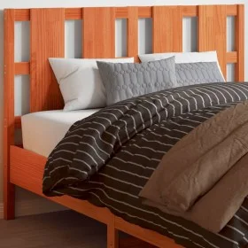 Cabecero de cama madera maciza de pino marrón cera 135 cm de , Cabeceros y pies de cama - Ref: Foro24-844220, Precio: 46,72 €...